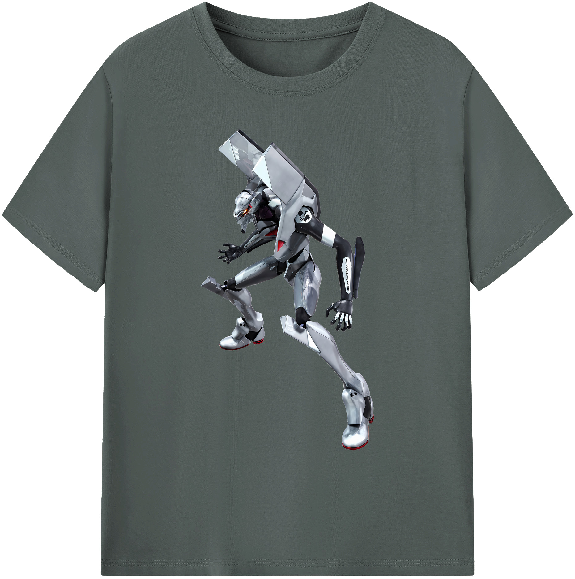 （画像用） EVA 新世紀エヴァンゲリオン 綿100％ メンズ半袖Tシャツ｜肌触りやわらか＆通気性